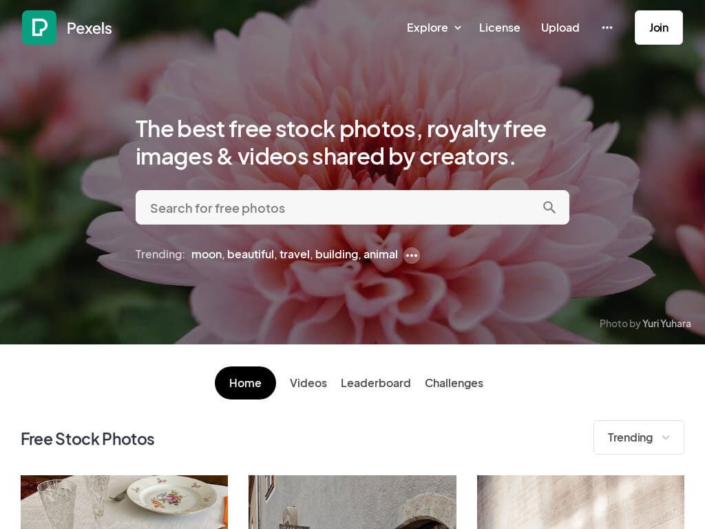 A screenshot of the Pexels website pexels-com.jpg