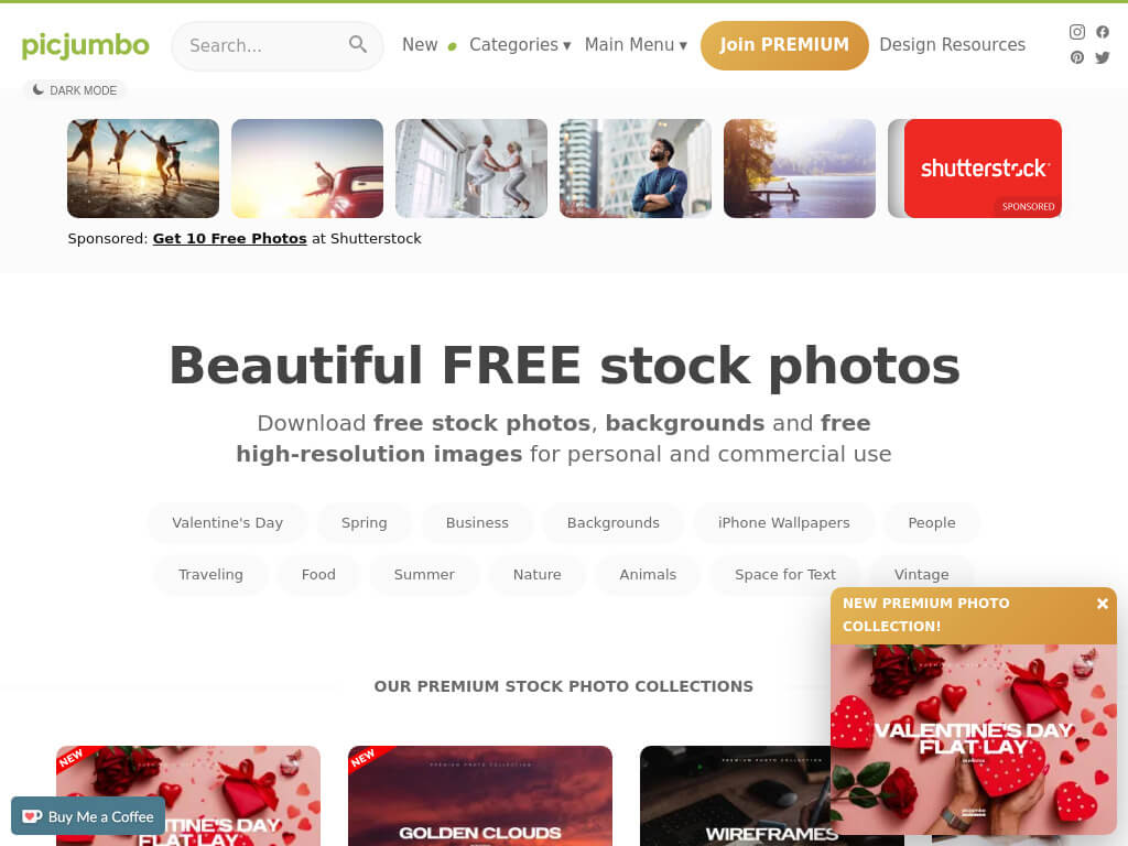 A screenshot of the PicJumbo website picjumbo-com.jpg