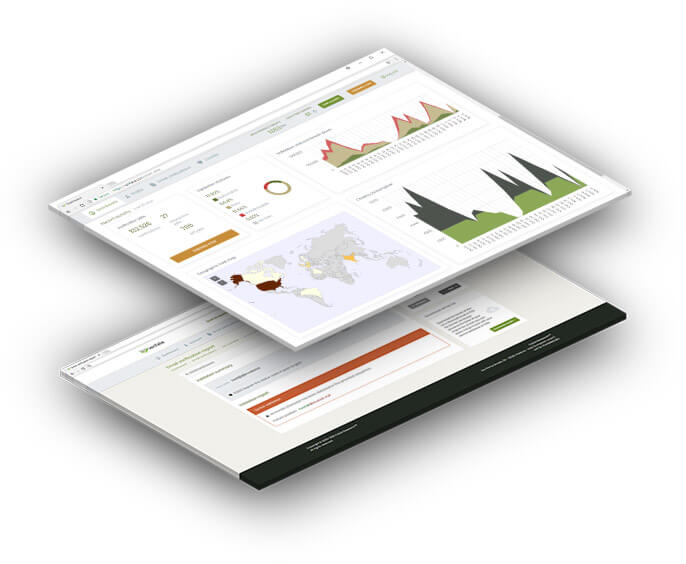 Our email verification dashboard
